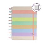 caderno inteligente 140 folhas grande arco-iris pastel linhas brancas special edition caderno inteligente 140 folhas grande arco-iris pastel linhas brancas special edition