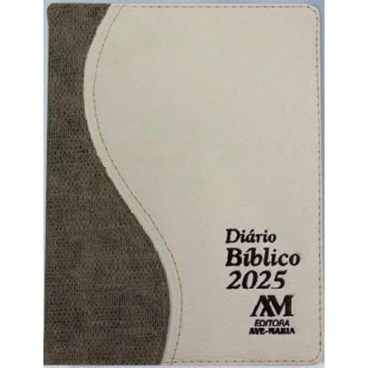 diário bíblico 2025 - luxo creme