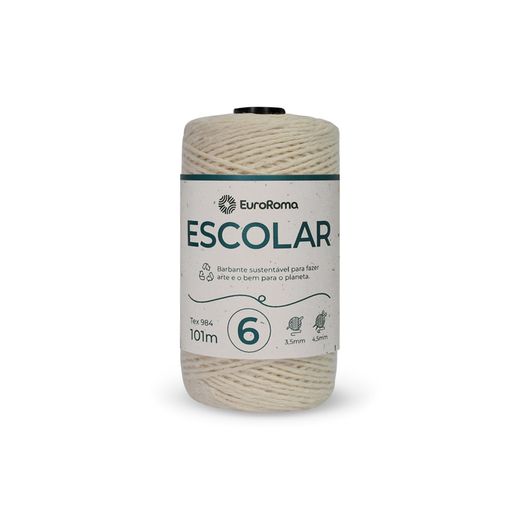 barbante escolar fio cru 101 metros barbante escolar fio cru 101 metros