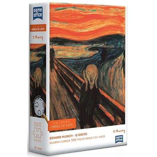 quebra-cabeça 500 peças nano edvard munch o grito