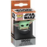 chaveiro star wars - the mandalorian - grogu - funko pocket pop