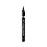 caneta artísica liquid chrome 1mm prata espelho art walker