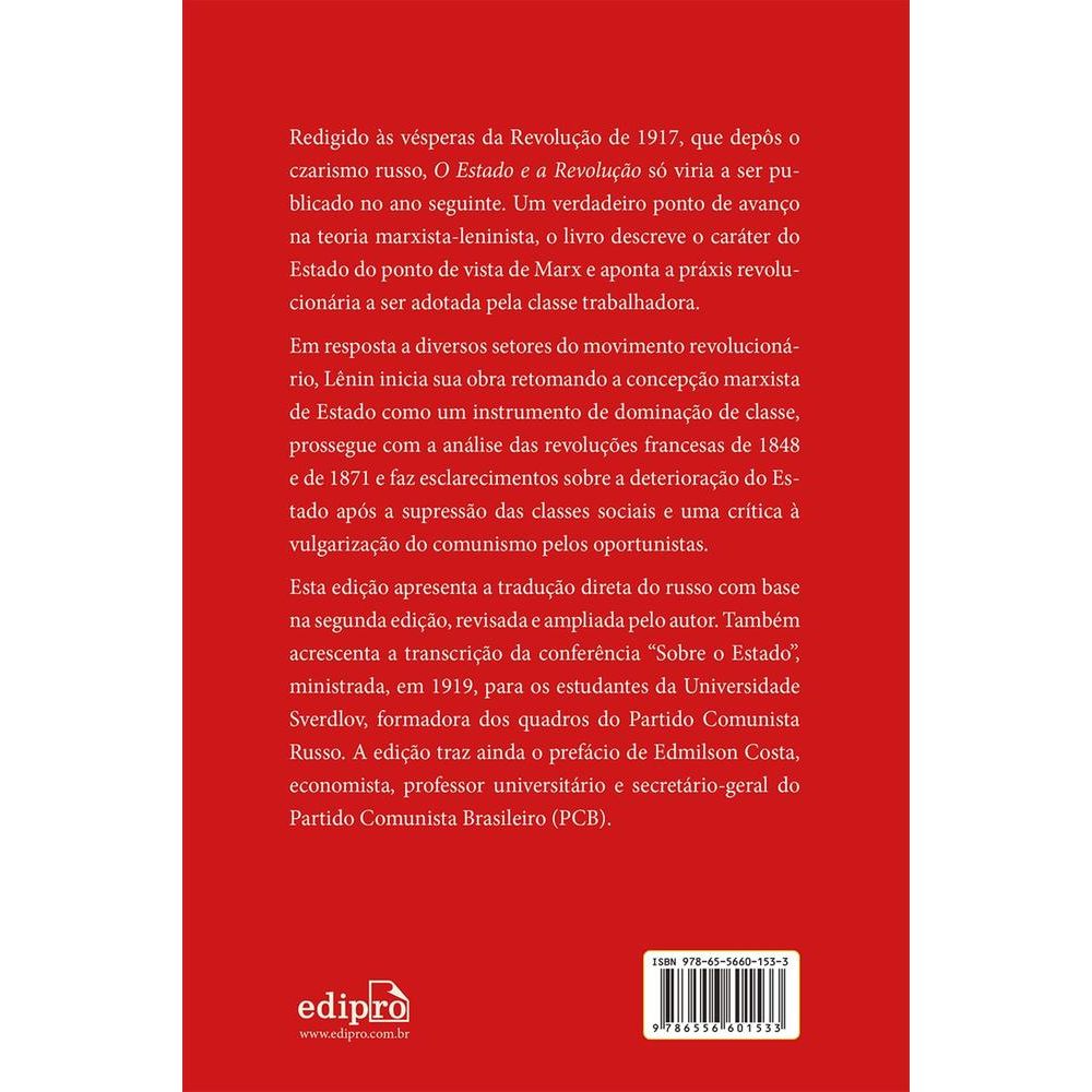 Livros em ótimos estado. O Estado E A Revolução - Livrarias Curitiba