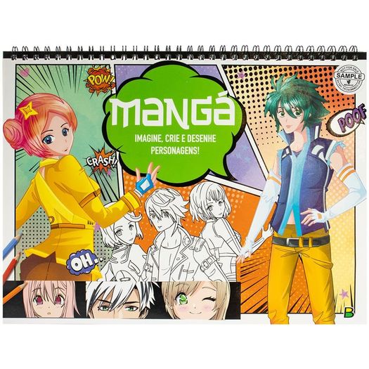 mangá - imagine e crie: verde mangá - imagine e crie: verde