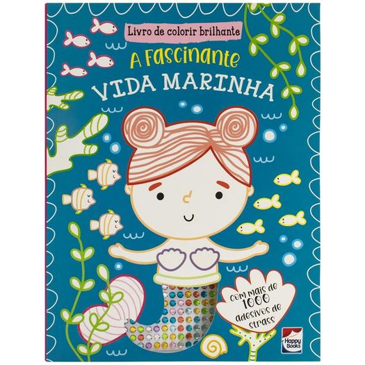 livro de colorir brilhante: a fascinante vida marinha