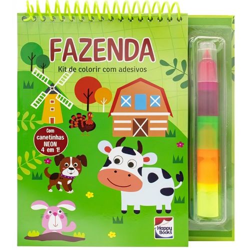 livrinho 4 em 1: fazenda