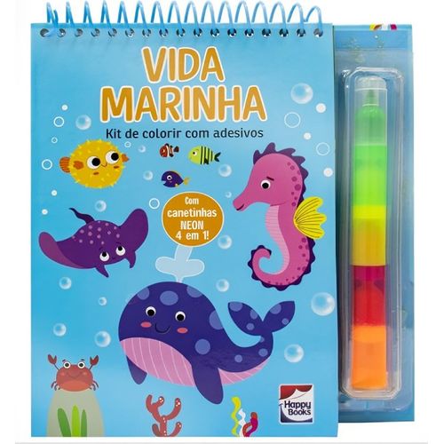livrinho 4 em 1: vida marinha