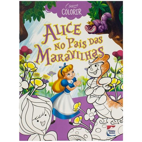 clássicos para colorir: alice no país das maravilhas