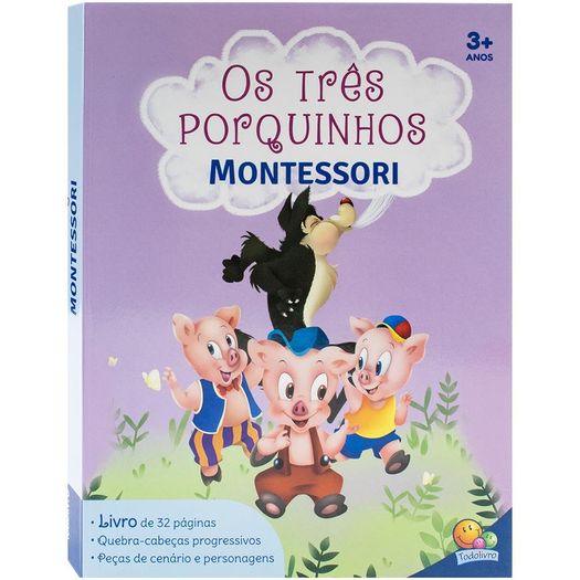 montessori clássicos: os três porquinhos montessori clássicos: os três porquinhos