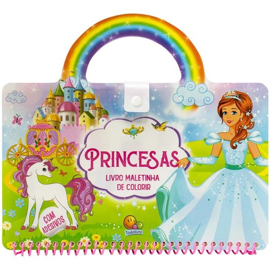 livro maletinha de colorir: princesas livro maletinha de colorir: princesas