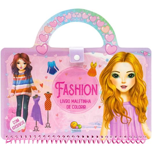 livro maletinha de colorir: fashion livro maletinha de colorir: fashion