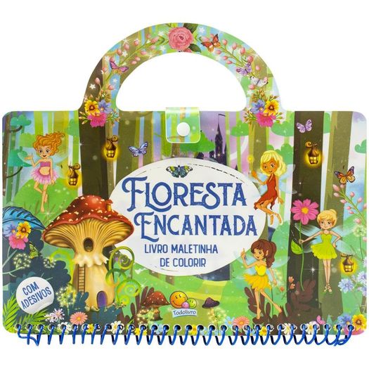 livro maletinha de colorir: floresta encantada livro maletinha de colorir: floresta encantada