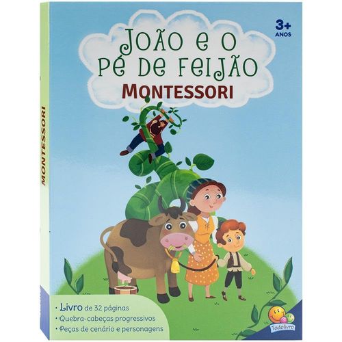 montessori clássicos: joão e o pé de feijão
