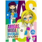 viva as cores! livro de colorir: amigas, moda e diversão
