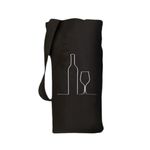 sacola retornavel tecido ecobag garrafa vinho preta sacola retornavel tecido ecobag garrafa vinho preta