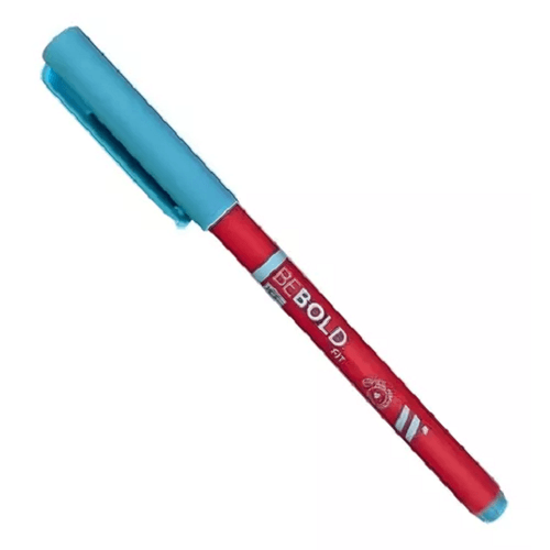 caneta marca texto be bold fit blue ice newpen avulsa