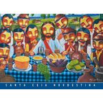 quebra-cabeça 500 peças santa ceia nordestina quebra-cabeça 500 peças santa ceia nordestina