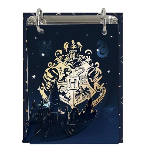 caderno fichário mini 80 folhas vertical harry potter