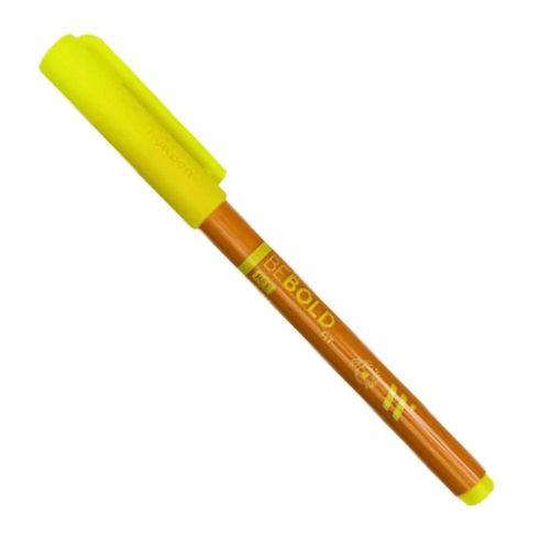 caneta marca texto be bold fit yellow bee newpen avulsa