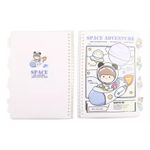 caderno fichário com elástico space adventure 60 folhas caderno fichário com elástico space adventure 60 folhas