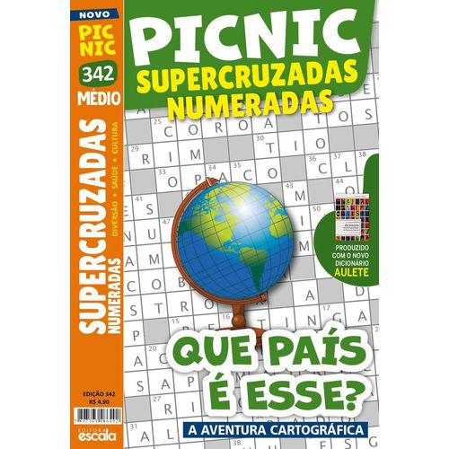 picnic supercruzadas numeradas - médio - 341