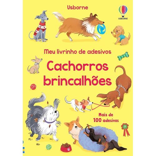 cachorros brincalhões: meu livrinho de adesivos