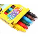 giz de cera fino 6 cores giz de cera fino 6 cores