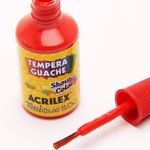 tinta guache 6 cores com tampa pincel tinta guache 6 cores com tampa pincel
