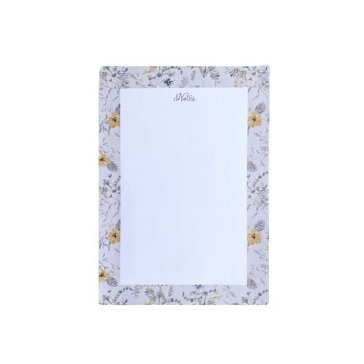 bloco de notas wild flowers amarela bloco de notas wild flowers amarela