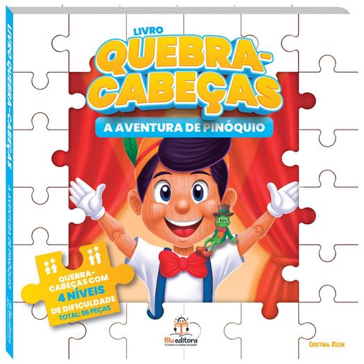 livro quebra-cabeças - a aventura de pinóquio livro quebra-cabeças - a aventura de pinóquio