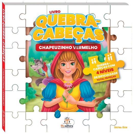 livro quebra-cabeças - chapeuzinho vermelho livro quebra-cabeças - chapeuzinho vermelho