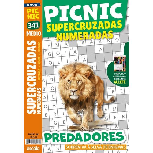picnic supercruzadas numeradas - médio - 341