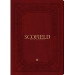 bíblia de estudo scofield - vinho
