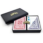 jogo de cartas baralho class estojo duplo