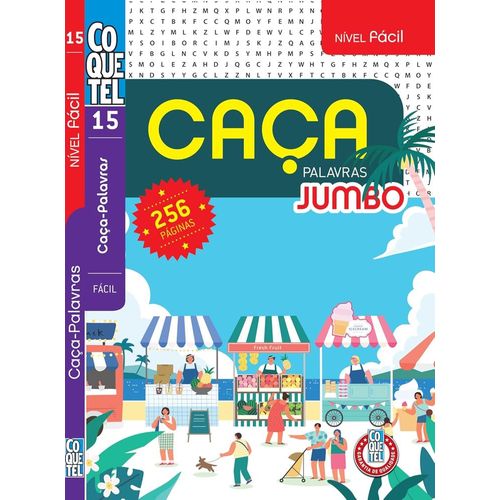 caca palavras jumbo - nivel facil - livro 15