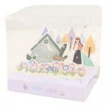 cartão de felicitações paisagem em 3d cartão de felicitações paisagem em 3d