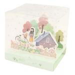 cartão de felicitações paisagem em 3d cartão de felicitações paisagem em 3d