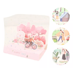 cartão de felicitações paisagem em 3d cartão de felicitações paisagem em 3d