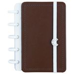caderno inteligente 50 folhas pequeno marrom espress