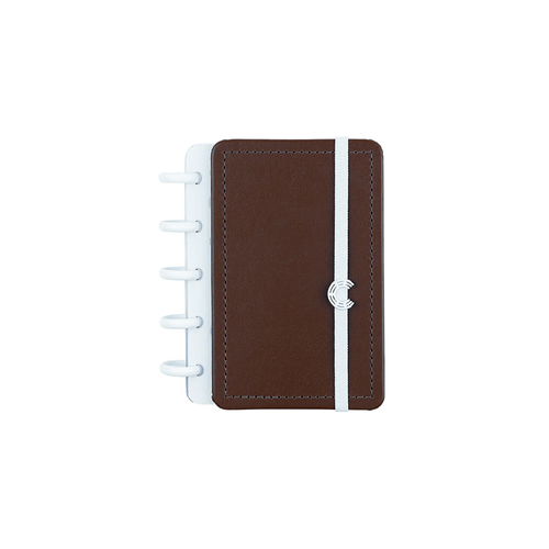 caderno inteligente 50 folhas pequeno marrom espress