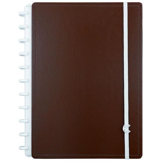 caderno inteligente 80 folhas grande marrom espresso caderno inteligente 80 folhas grande marrom espresso