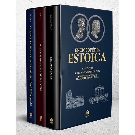 box enciclopedia estoica - serie ouro box enciclopedia estoica - serie ouro