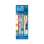 pincel ergonômico fun 4 unidades pincel ergonômico fun 4 unidades