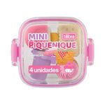 borracha lancheira piquenique 4 unidades borracha lancheira piquenique 4 unidades