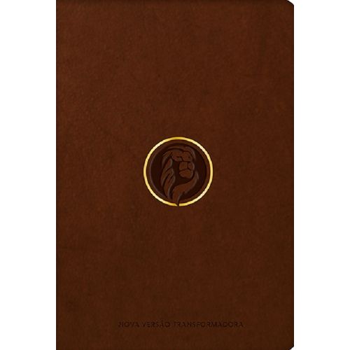 bíblia sagrada nvt - luxo - marrom