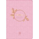 bíblia sagrada nvt - luxo - rosa