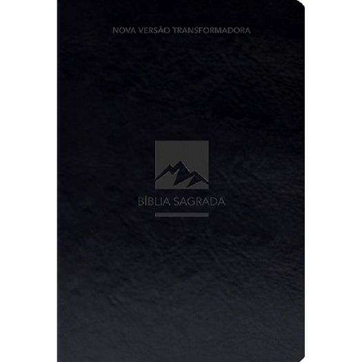 bíblia sagrada nvt - luxo - preta bíblia sagrada nvt - luxo - preta