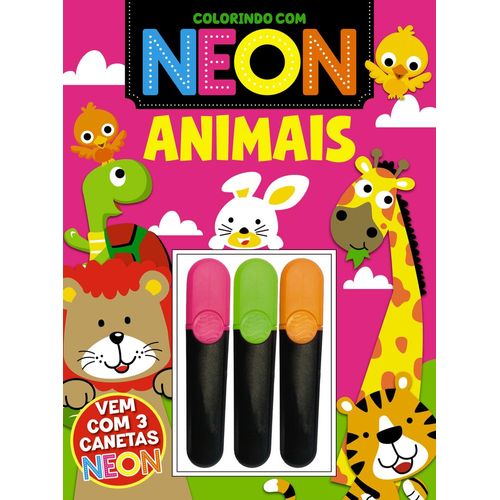 colorindo com neon - animais