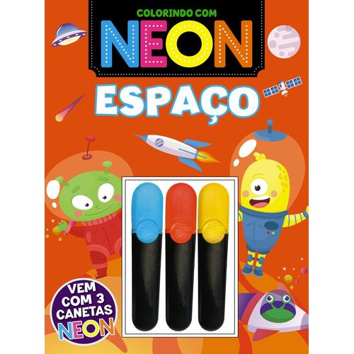 colorindo com neon - espaço