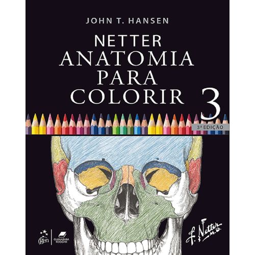 netter anatomia para colorir